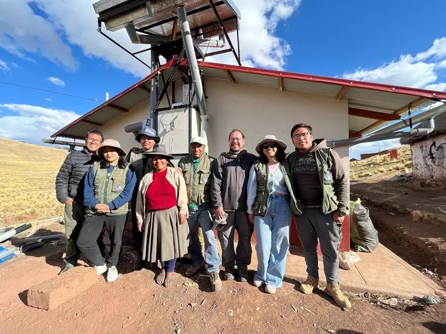 Peruvians in the Andes Mountains